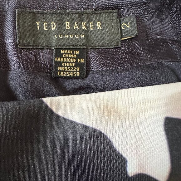 Ted Baker London Thalasa Gardenia Pencil Skirt NWOT - Picture 6 of 9